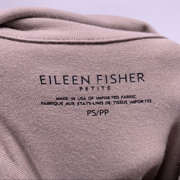 Eileen Fisher Light Brown Zip Up Jacket Sz PS - Picture 4 of 6